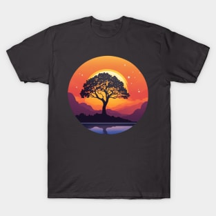 Branches embrace dusk. T-Shirt